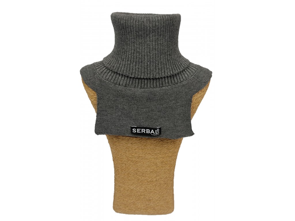 Cuello Serbal color gris