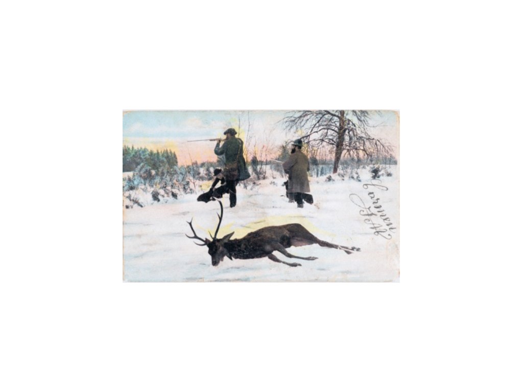 La tarjeta postal en la caza 1890-1930