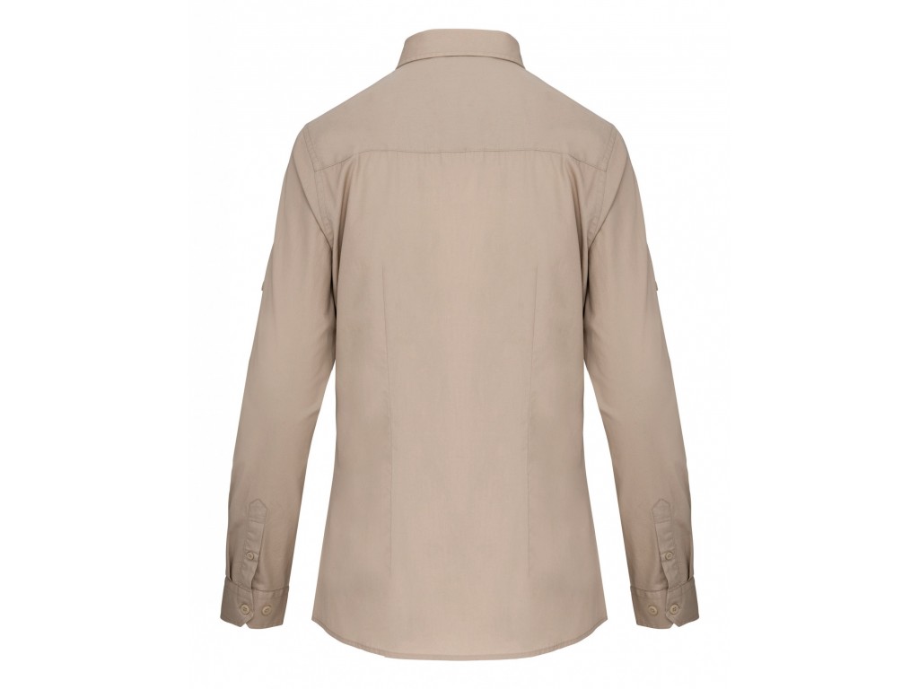 Camisa safari beige