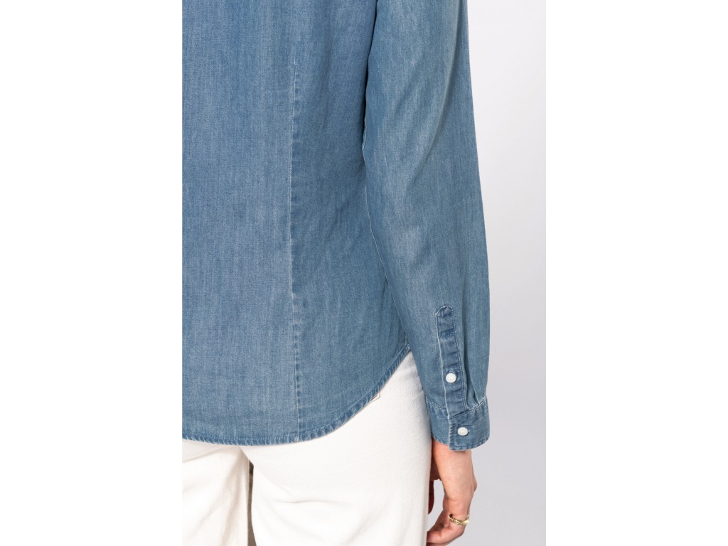 Camisa mujer efecto denim