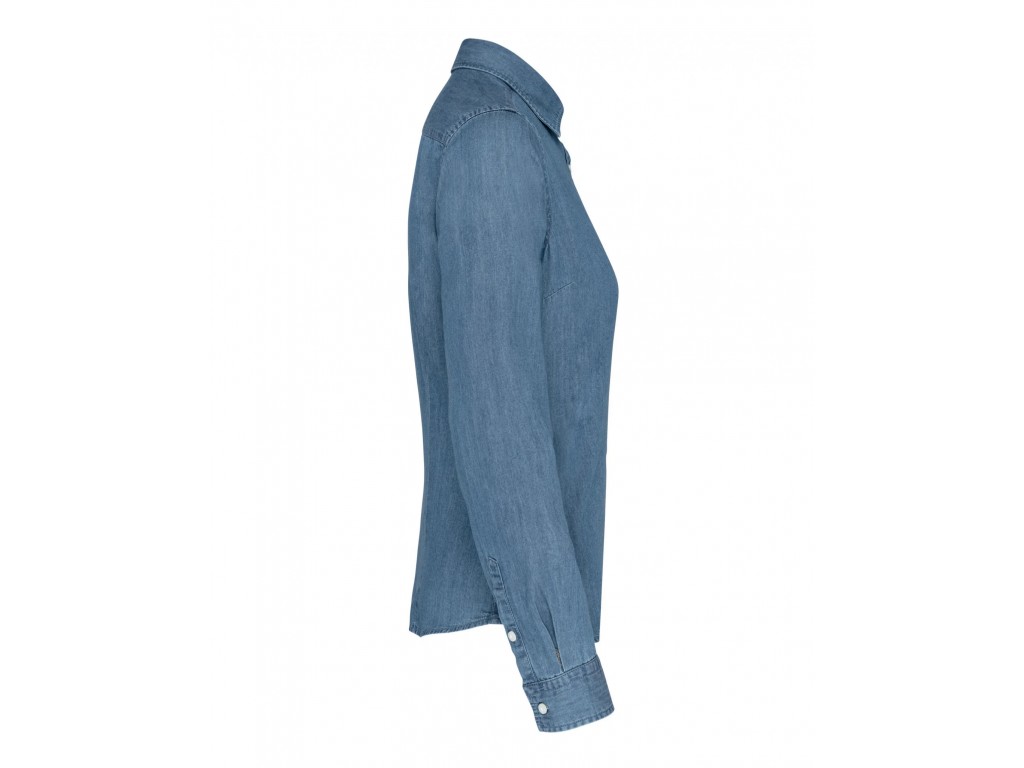 Camisa mujer efecto denim