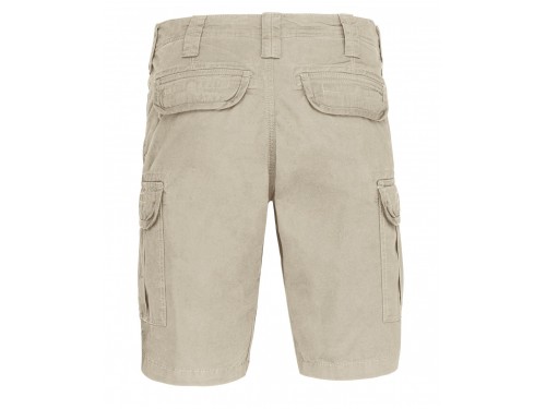 Bermudas cargo de color beige 2