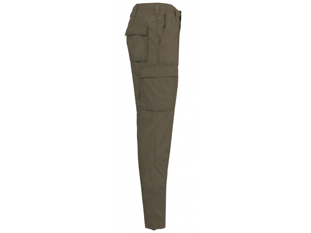 Pantalón cargo algodón kaki