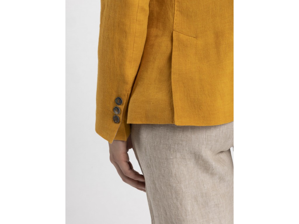 Chaqueta austriaca Schneiders lino calabaza