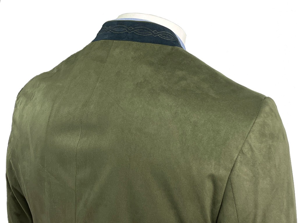 Chaqueta austríaca verde y azul