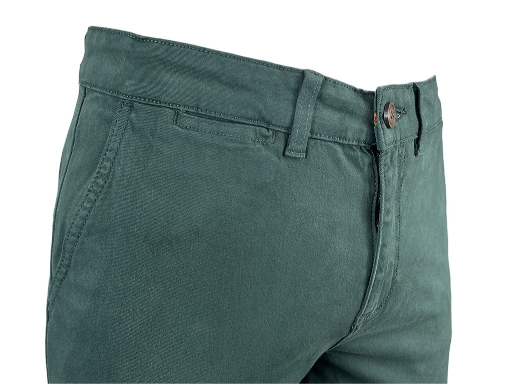 Comprar pantalón chino verde oscuro