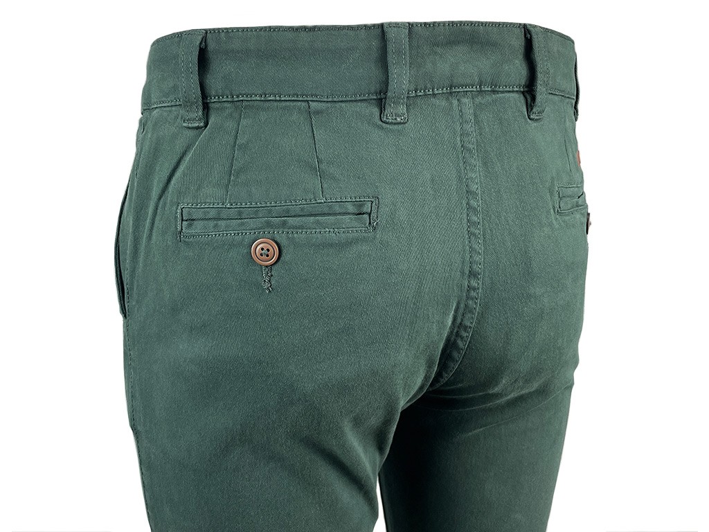 Comprar pantalón chino verde oscuro
