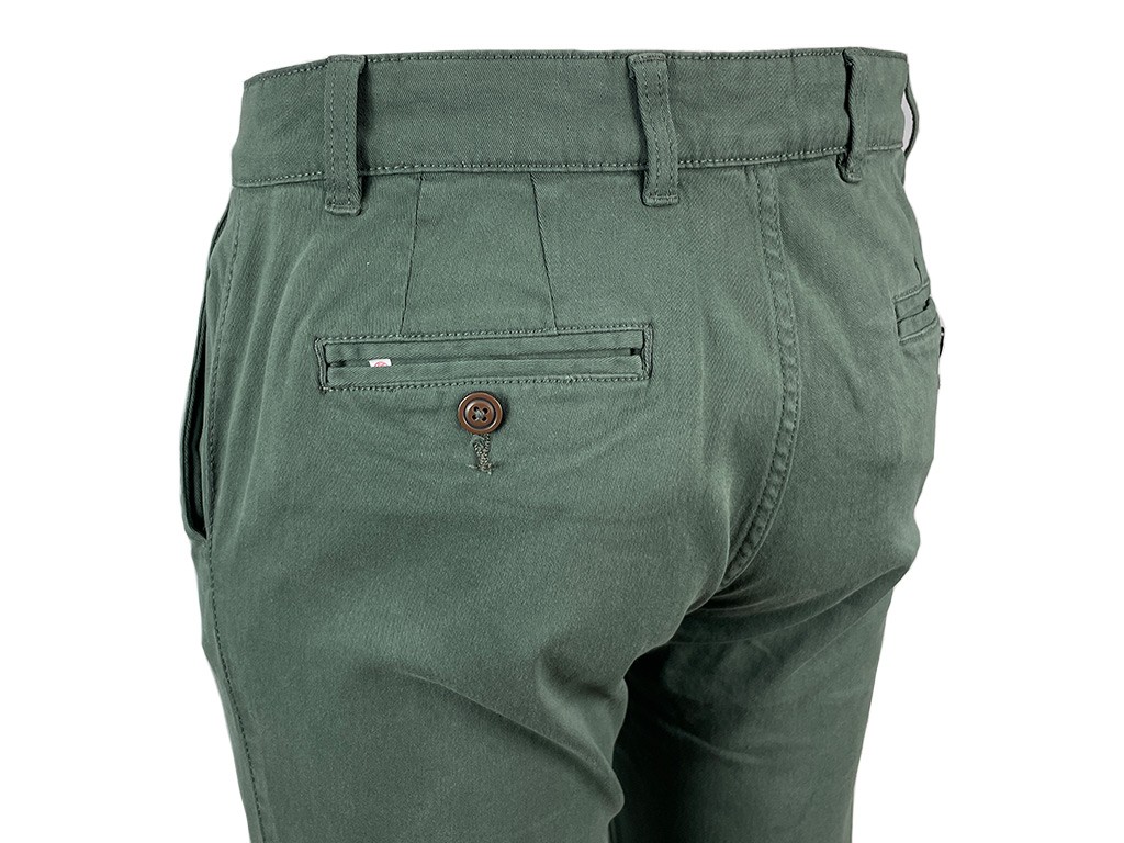 Pantalón chino de hombre verde