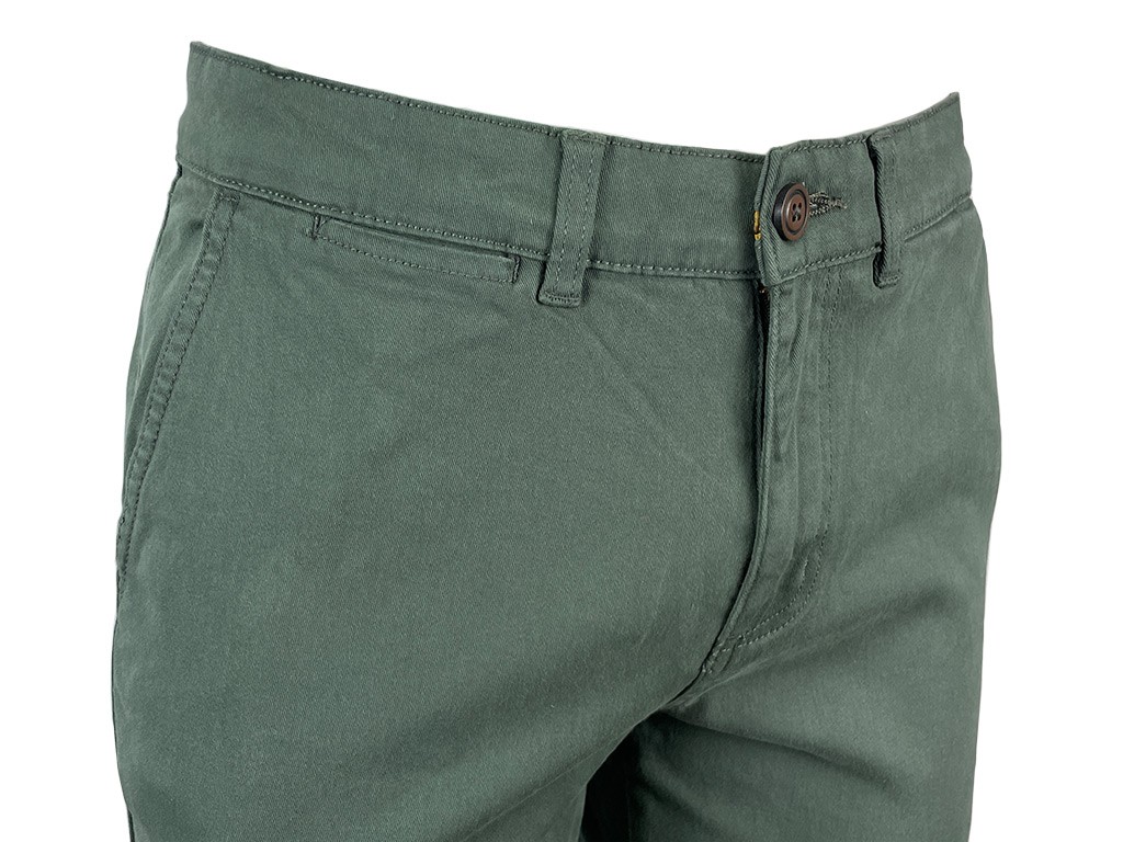 Pantalón chino de hombre verde