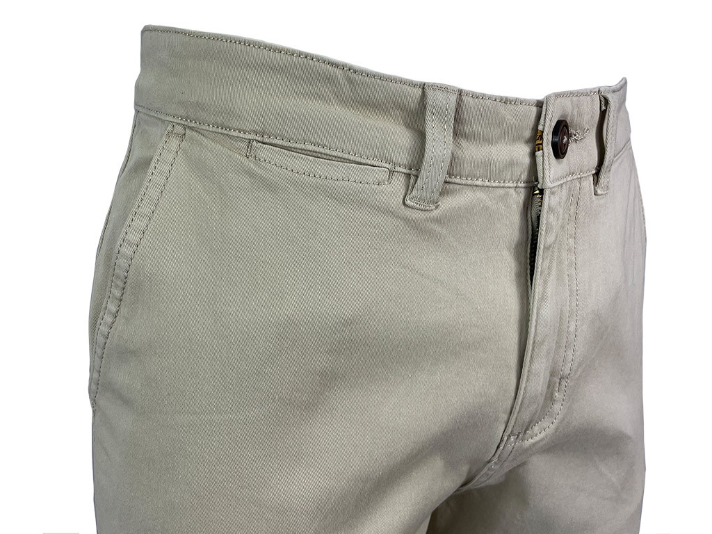 Pantalón chino de hombre beige