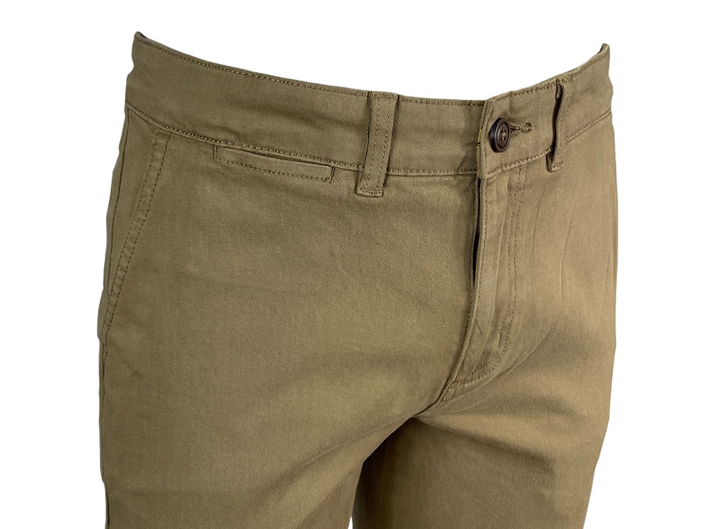 Pantalón chino de hombre camel
