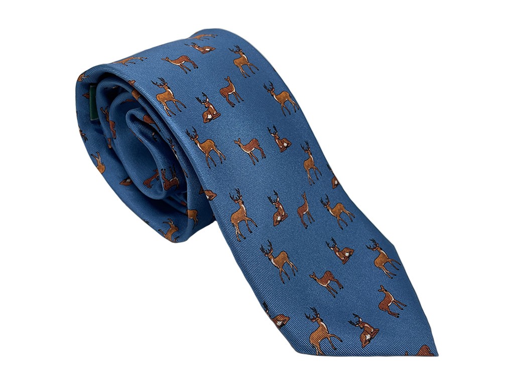 Corbata venado azul