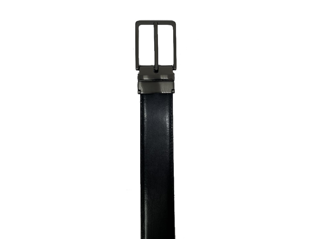 Cinturón reversible negro/marrón