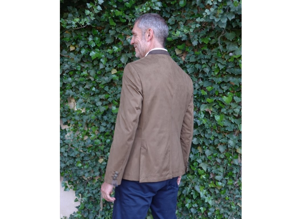 Chaqueta austríaca camel y marrón