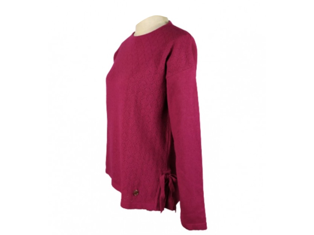 Jersey con lazos fucsia