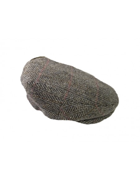 Gorra de lana espiga gris