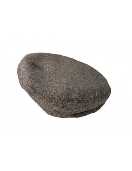 Gorra de lana espiga gris