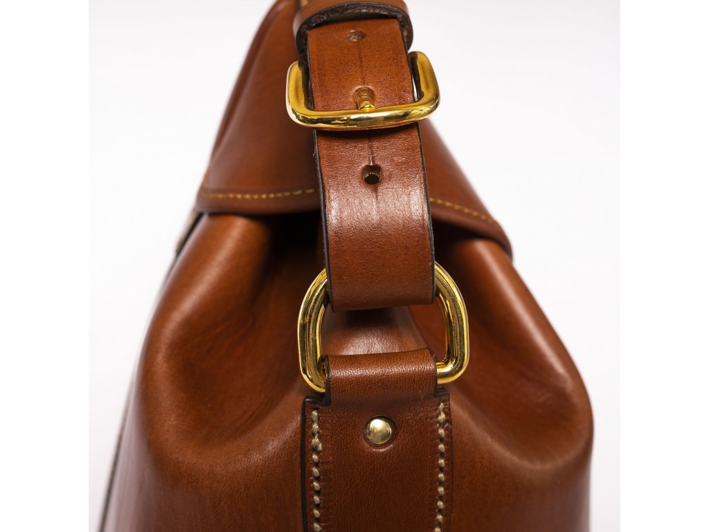 Bolso redondo cuero para cartuchos