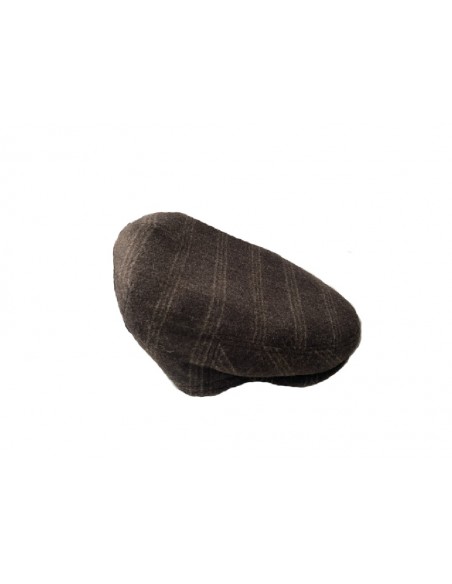 Gorra de lana marrón