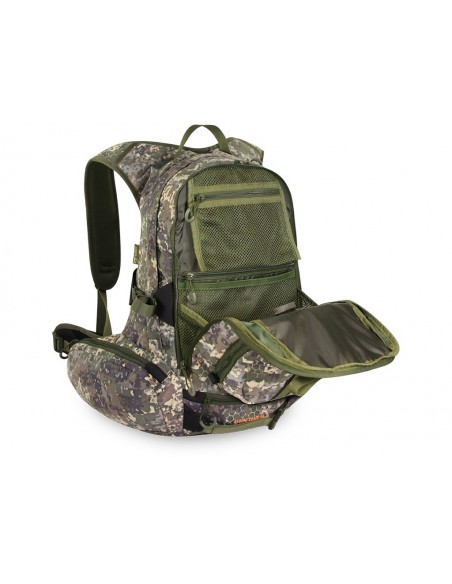 Mochila caza con bolsillo para rifle Suede Camo 38 litros PF Pro Nature by Marsupio