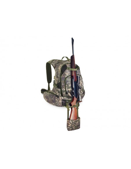 Mochila caza con bolsillo para rifle Suede Camo 38 litros PF Pro Nature by Marsupio
