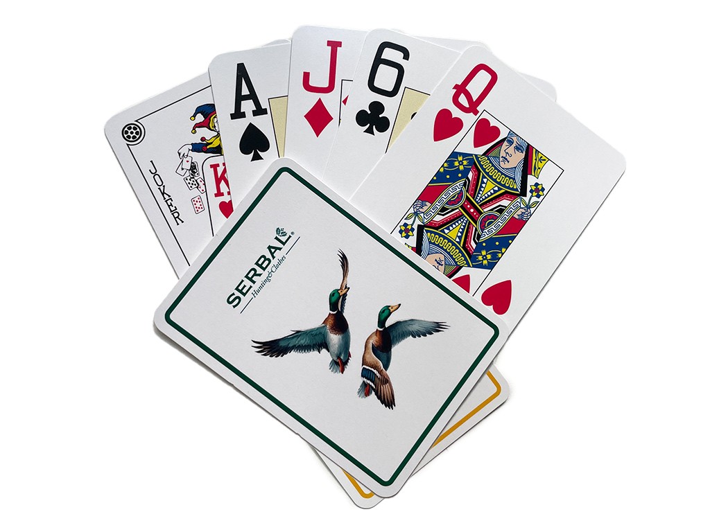 Baraja de cartas francesas en Serbal