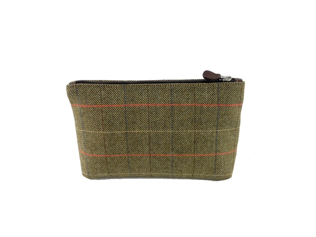 Bolsito de maquillaje de  tweed exclusivo en Serbal de los Cazadores