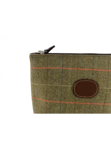 Bolsito de maquillaje de  tweed exclusivo en Serbal de los Cazadores