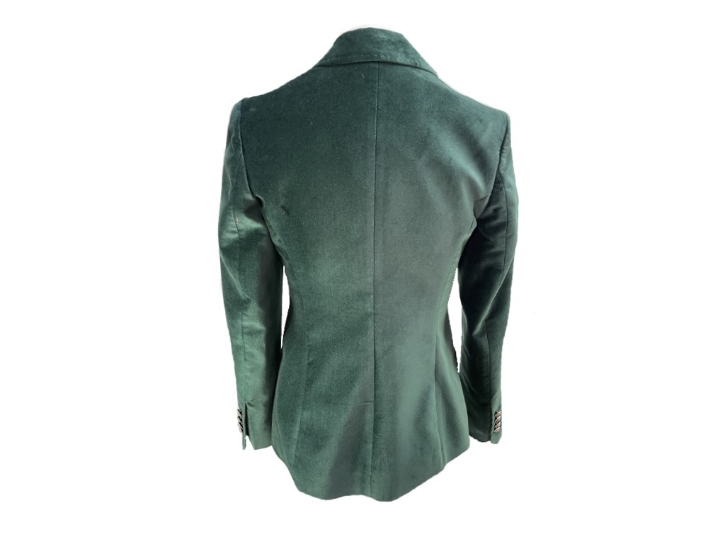 Chaqueta terciopelo verde bosque