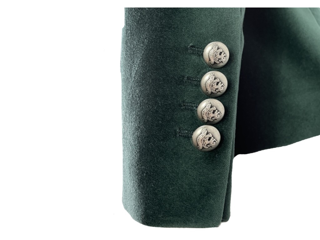 Chaqueta terciopelo verde bosque