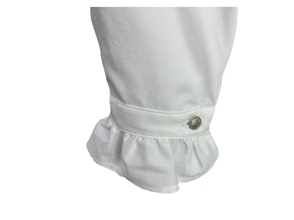 Camisa blanca tira bordada