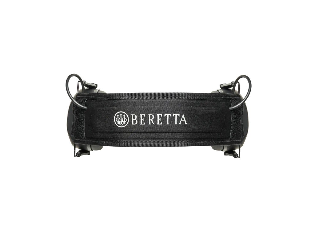 Auriculares electrónicos de tiro negro