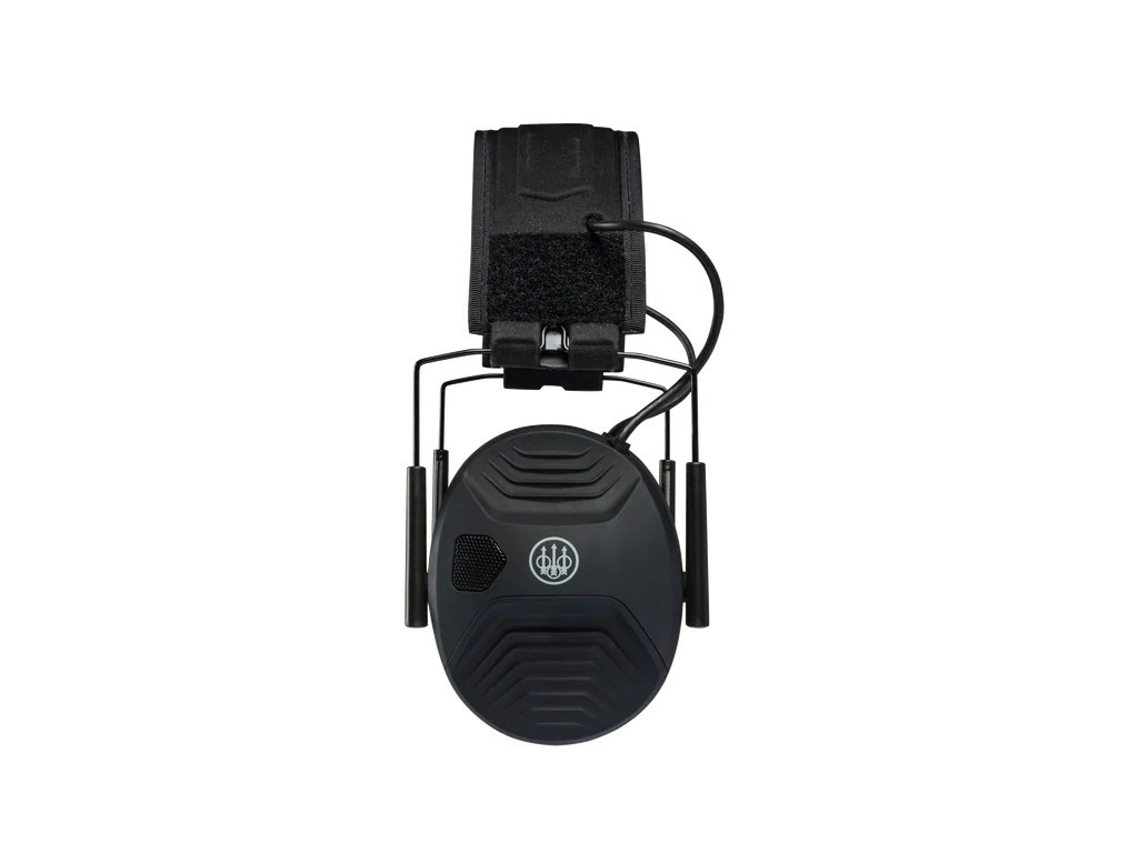 Auriculares electrónicos de tiro negro