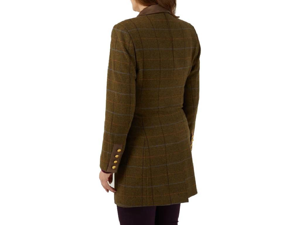 Abrigo de tweed de lana 100% Alan Paine