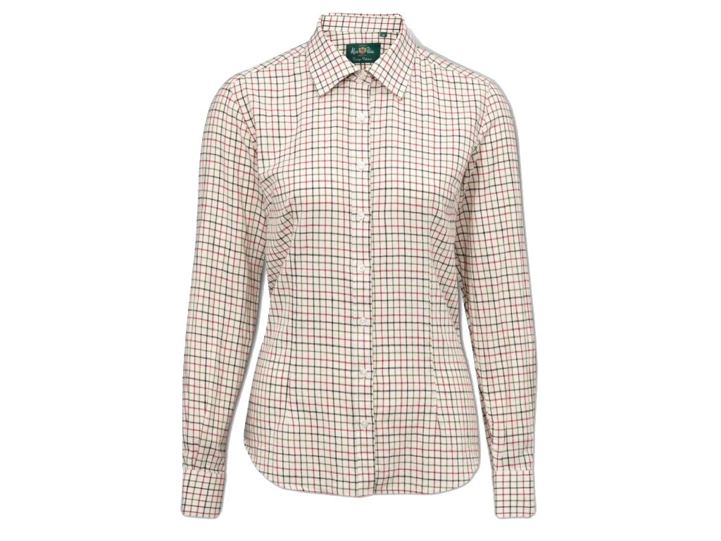 Camisa Alan Paine cuadros verde/rojo