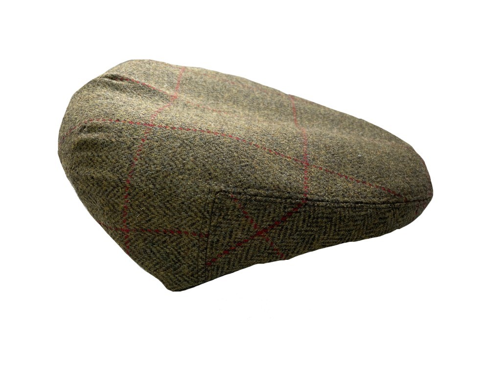 Gorra de lana espiga verde