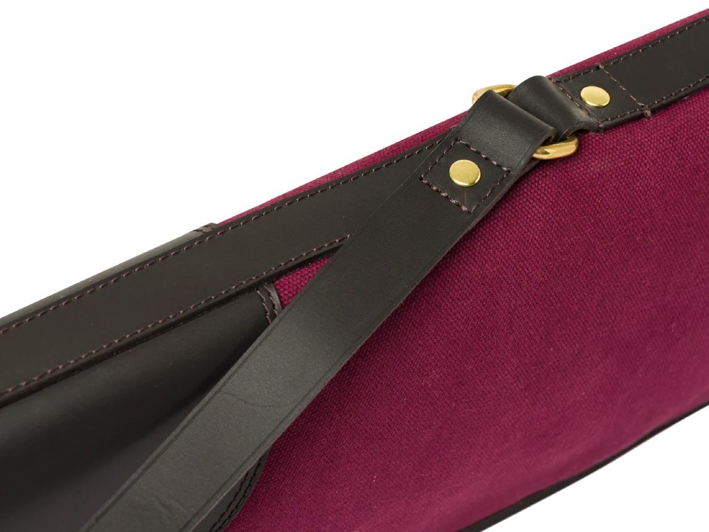 Funda individual algodón  y cuero para escopetas de ánima lisa