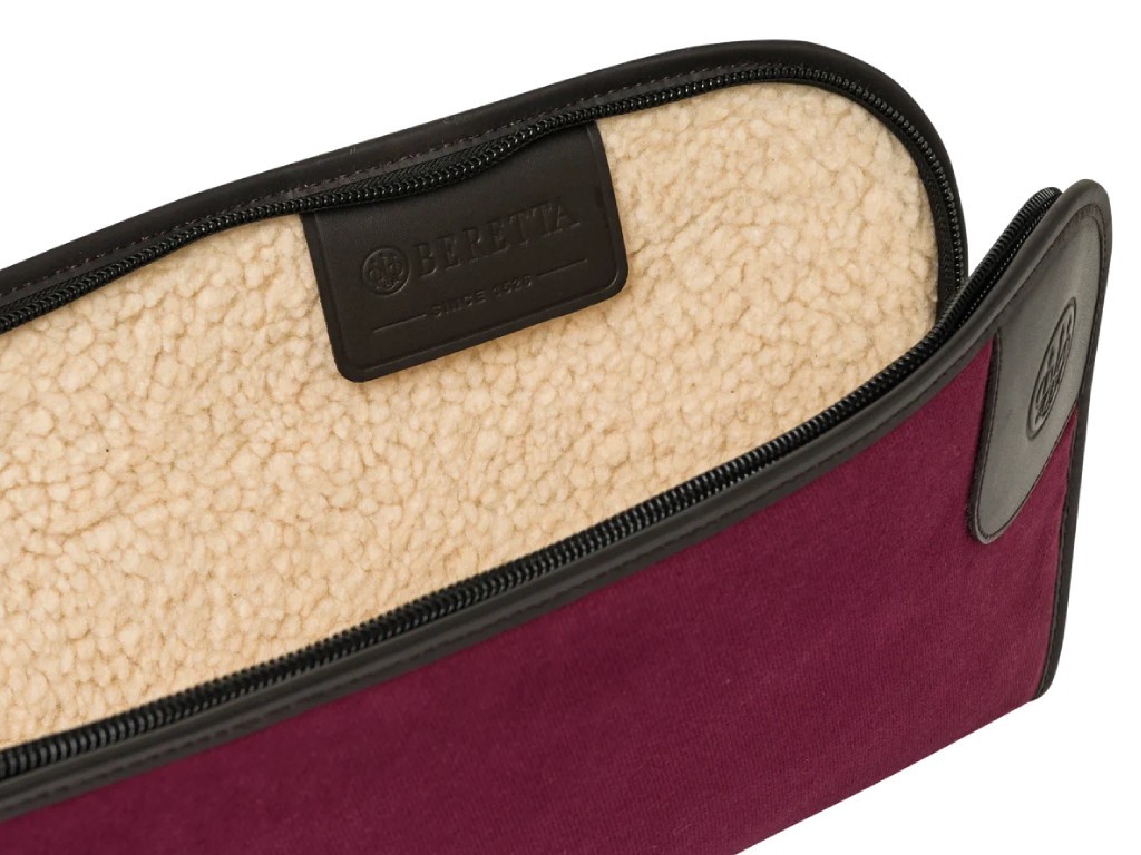 Funda individual algodón  y cuero para escopetas de ánima lisa