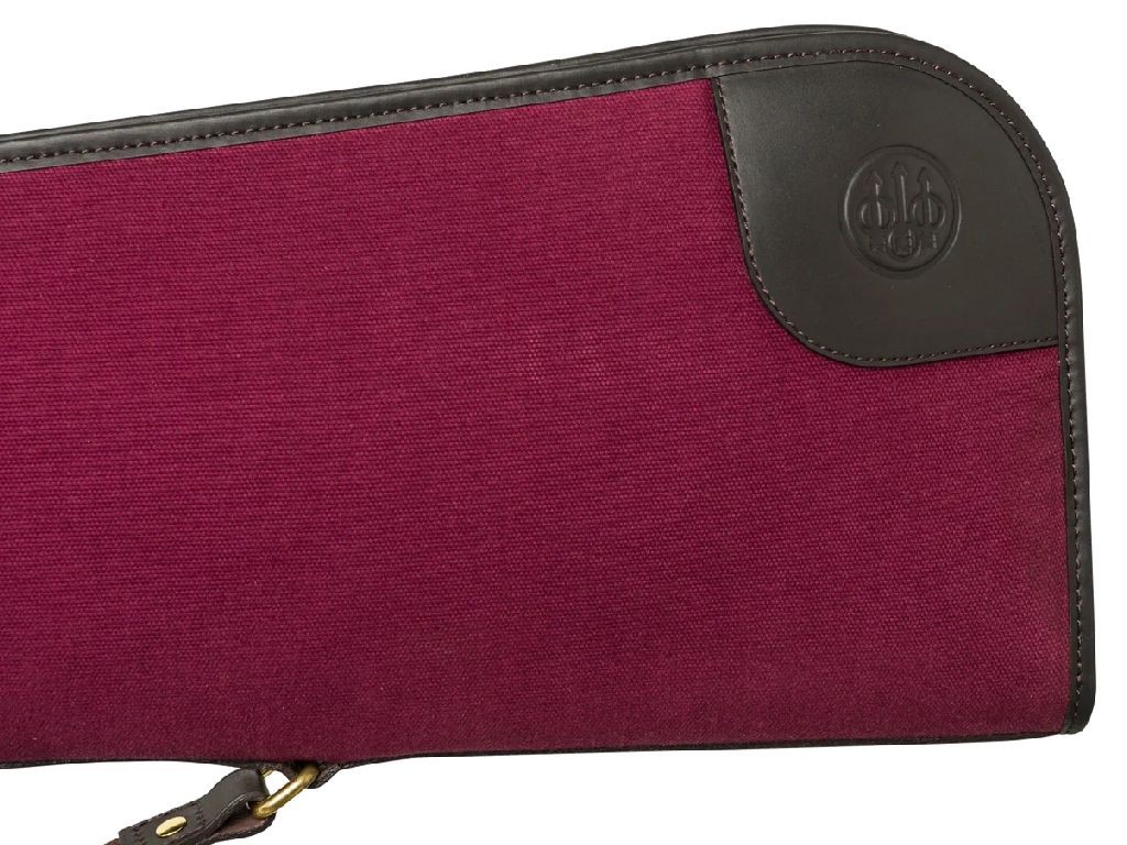 Funda individual algodón  y cuero para escopetas de ánima lisa