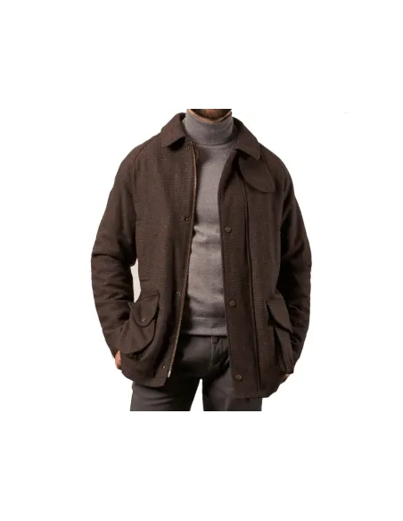 Chaquetón tweed Alan Paine Surrey Bramble