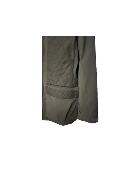 Chaqueta impermeable marrón