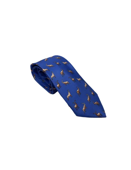 Corbata cabra montesa celeste