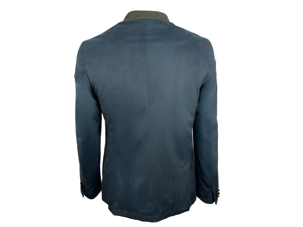 Chaqueta austríaca azul y verde