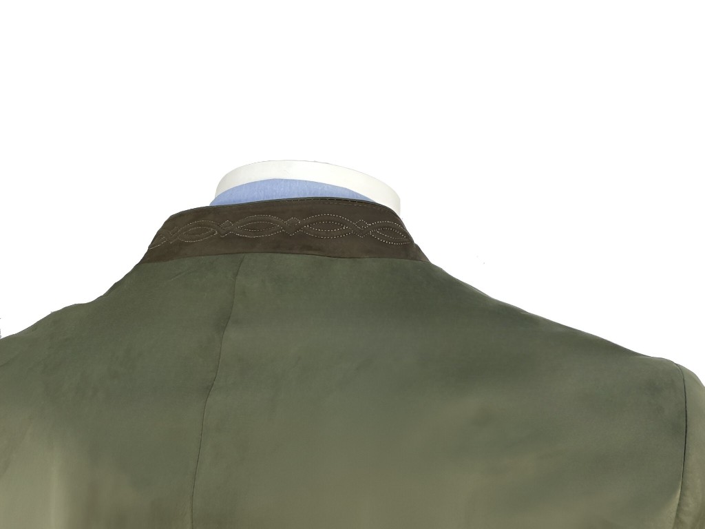 Chaqueta austríaca verde y marrón