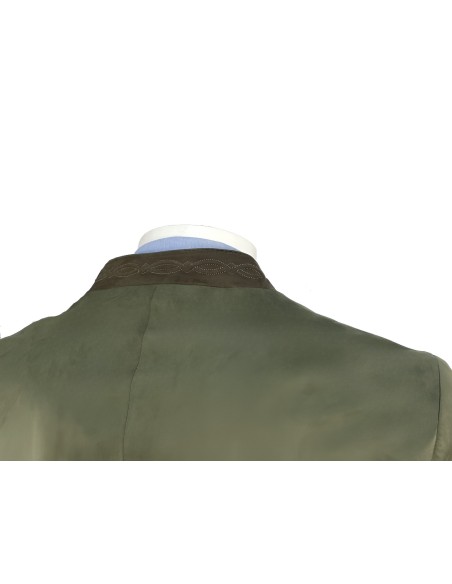 Chaqueta austríaca verde y marrón