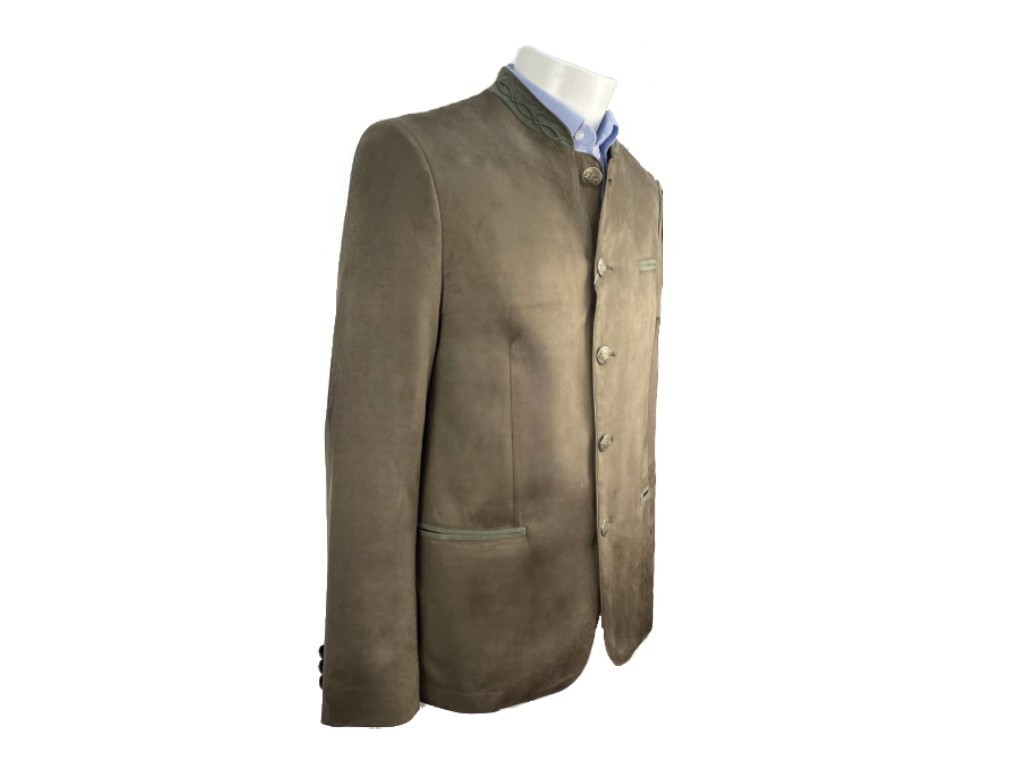 Chaqueta austríaca marrón y verde