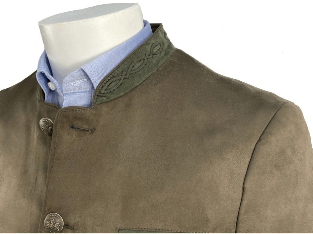 Chaqueta austríaca marrón y verde