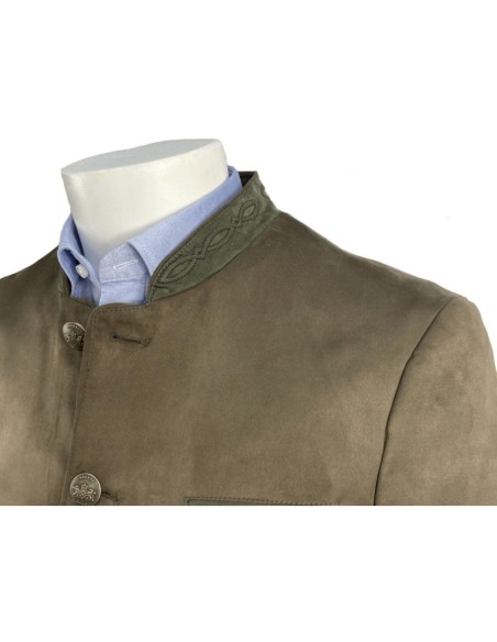 Chaqueta austríaca marrón y verde