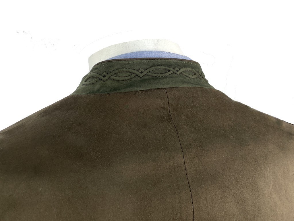 Chaqueta austríaca marrón y verde
