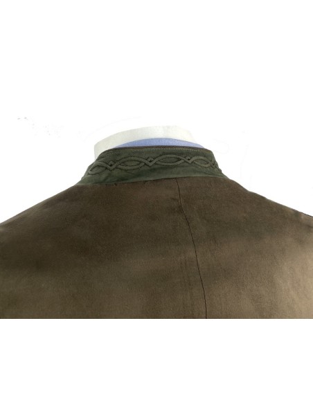 Chaqueta austríaca marrón y verde